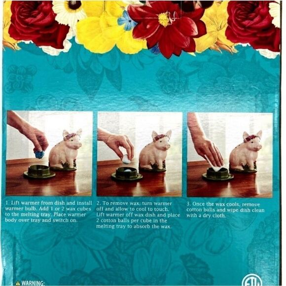 š¦āNewāPioneerāWomanĀ PinkāPigāFragranceāWarmer - Picture 6 of 8